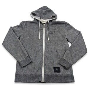 Paul McCartney‎ of Beatles OUT THERE Full Zip Up Hoodie Gray, Size SMALL